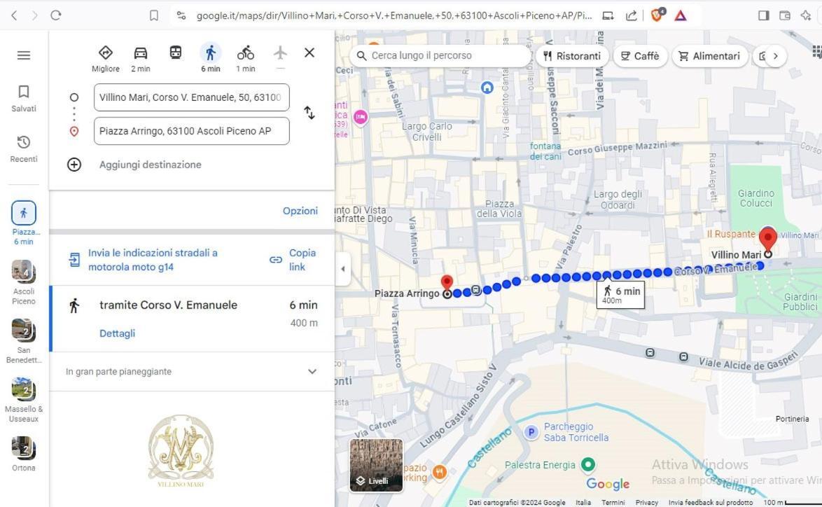 Villino Mari Camere Con Parcheggio Privato Gratuito Ascoli Piceno Ngoại thất bức ảnh